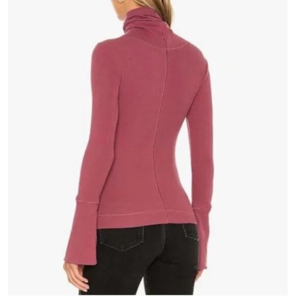 Free People Intimately Pink Sydney Layering Top in Smokey Wings Small - Picture 8 of 9